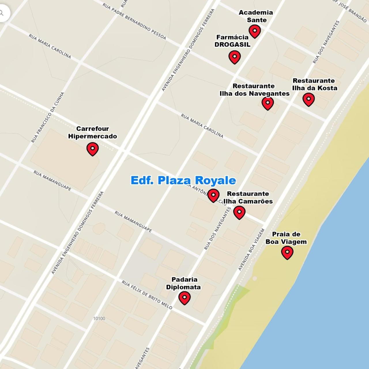 Apartamento, Vista Mar, Praia De Boa Viagem, Hospedes Exigentes! Recife Dış mekan fotoğraf