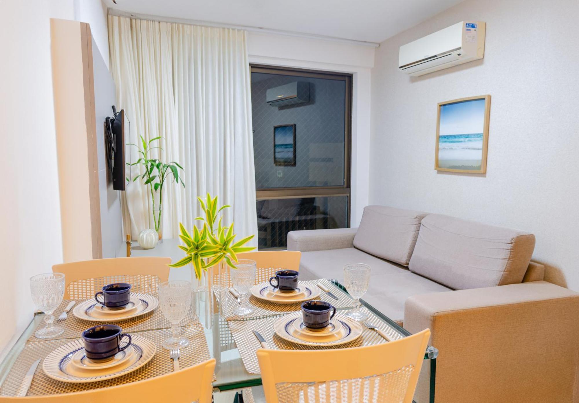 Apartamento, Vista Mar, Praia De Boa Viagem, Hospedes Exigentes! Recife Dış mekan fotoğraf